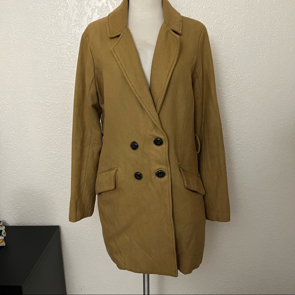 Obey Brown Coat Size Large